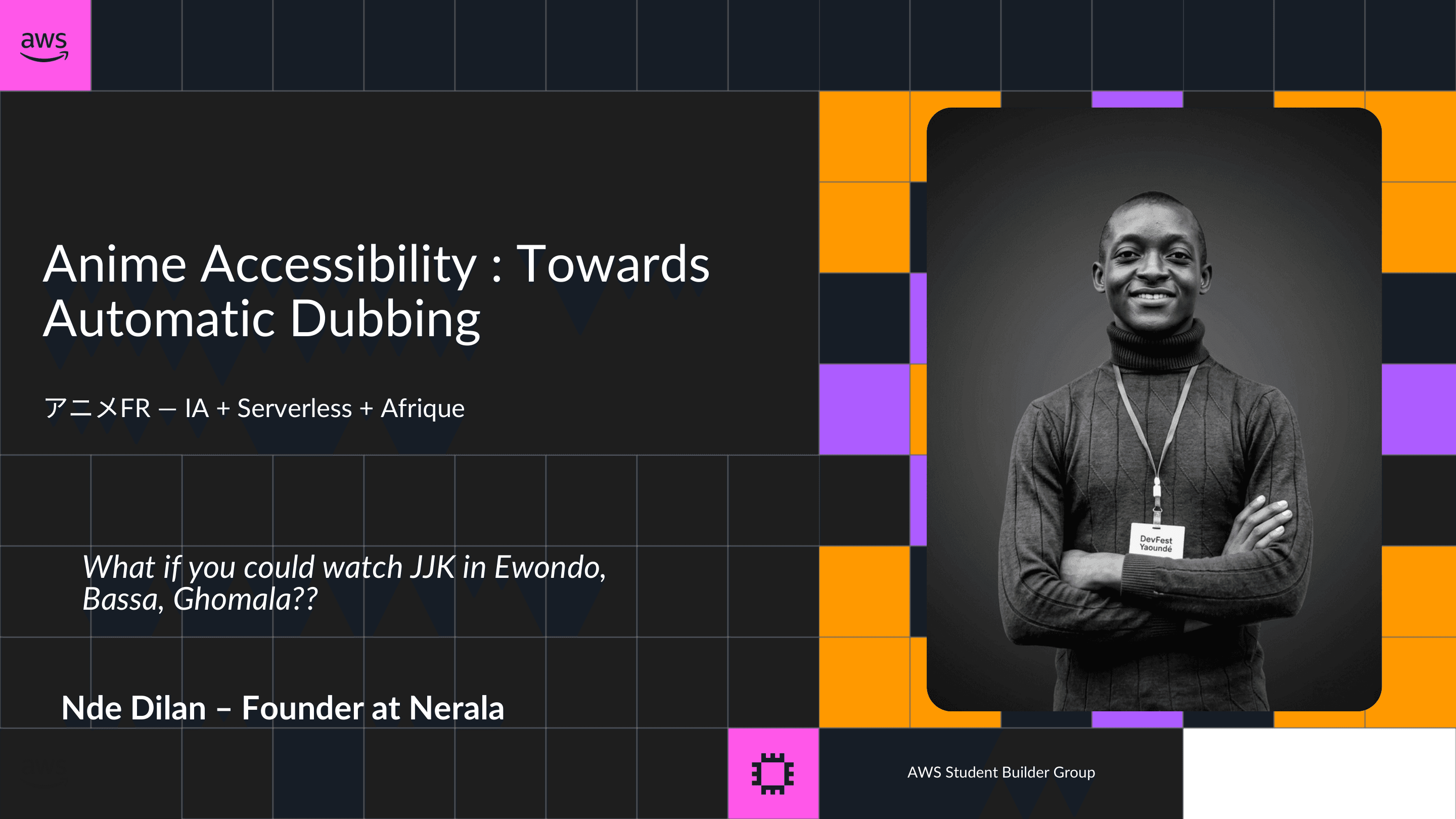 Anime Accessibility : Towards Automatic Dubbing with AWS & AI